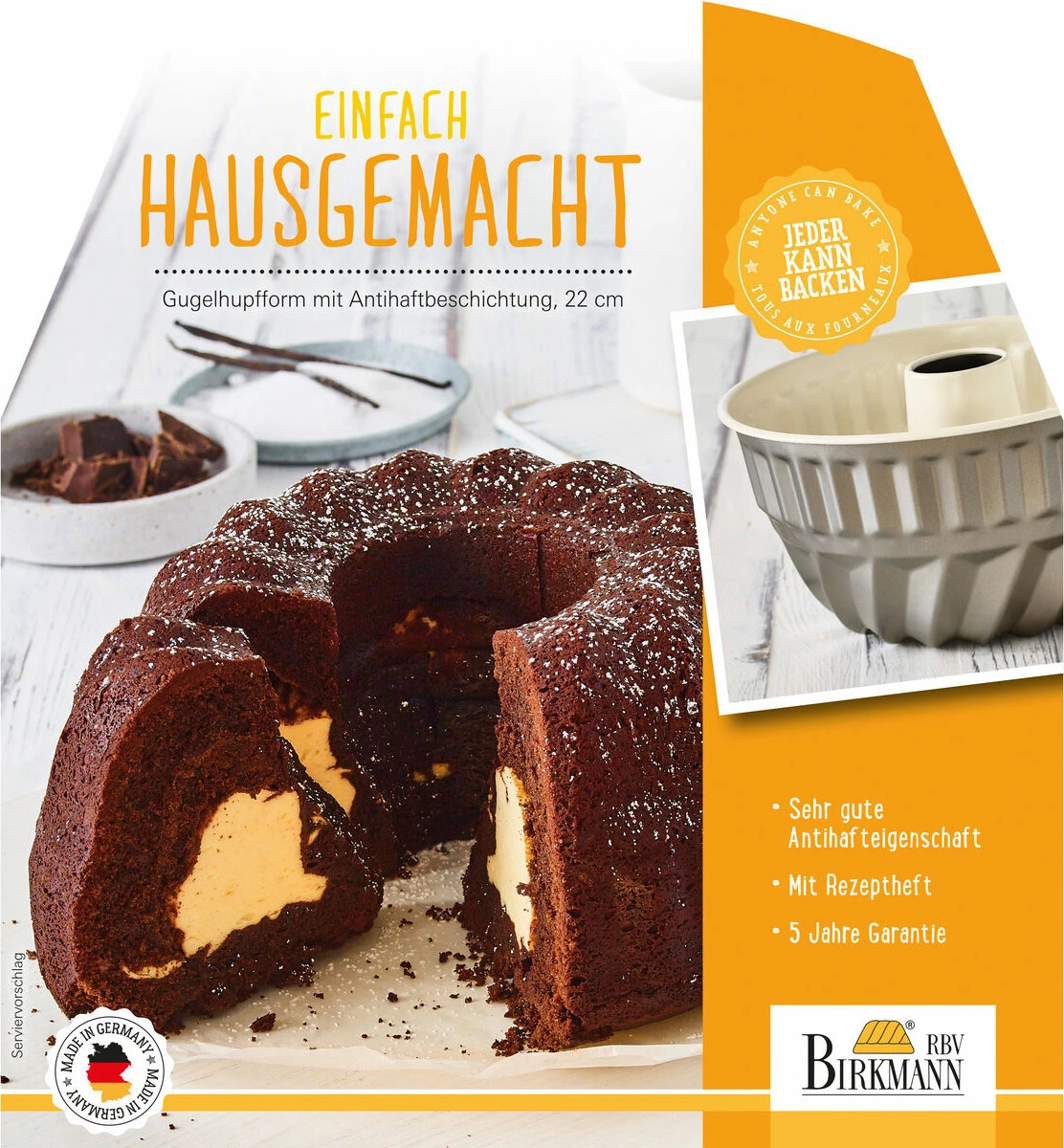 Gugelhupfformen RBV Birkmann Einfach Hausgemacht Gugelhupfform 22cm 2 Gugelhupfformen RBV Birkmann Einfach Hausgemacht Gugelhupfform 22cm – Bild 2