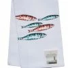Küchentextilien Vista Portuguese Geschirrtuch Fische Orange/ Petrol 50x70cm