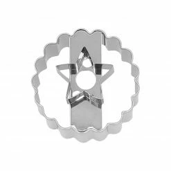 Keksausstecher RBV Birkmann Ausstecher Linzer Stern 5,0cm Edelstahl