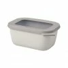 Vorratsdosen Mepal Cirqula Multi Bowl 0,75ltr. Nordic White Eckig