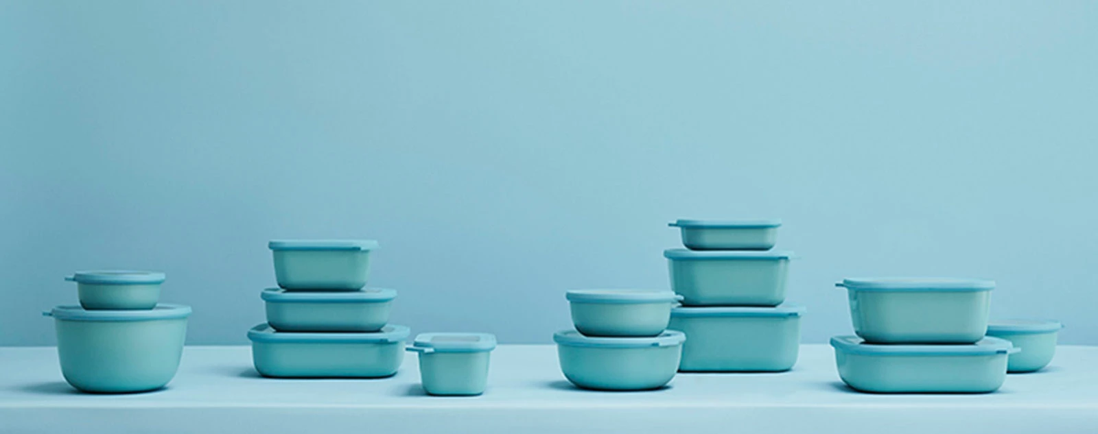 Vorratsdosen Mepal Cirqula Multi Bowl 2,00ltr. Nordic Blue Eckig 2 Vorratsdosen Mepal Cirqula Multi Bowl 2,00ltr. Nordic Blue Eckig – Bild 2