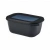 Vorratsdosen Mepal Cirqula Multi Bowl 0,75ltr. Nordic Black Eckig