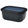 Vorratsdosen Mepal Cirqula Multi Bowl 1,50ltr. Nordic Black Eckig