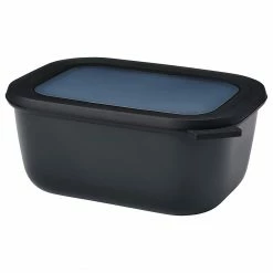 Vorratsdosen Mepal Cirqula Multi Bowl 1,50ltr. Nordic Black Eckig