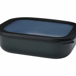 Vorratsdosen Mepal Cirqula Multi Bowl 2,00ltr. Nordic Black Eckig