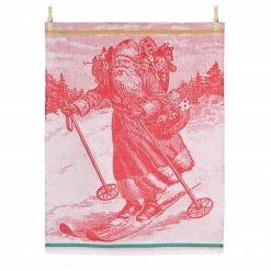 Küchentextilien Moutet Geschirrtuch Père Noël 50x70cm