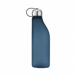 Georg Jensen Trinkflaschen Georg Jensen Sky Trinkflasche 0,50ltr. Blau Edelst./Kunststoff