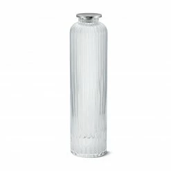 Karaffen Georg Jensen Bernadotte Karaffe Mit Deckel 1,10ltr. Glas/ Edelstahl