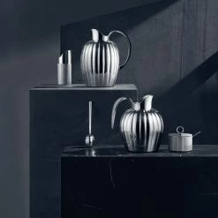 Isolierkannen Georg Jensen Bernadotte Thermoskanne/Druckknopf 1,0ltr. New Gen -Zetzsche Geschäft IMG100156842 50769