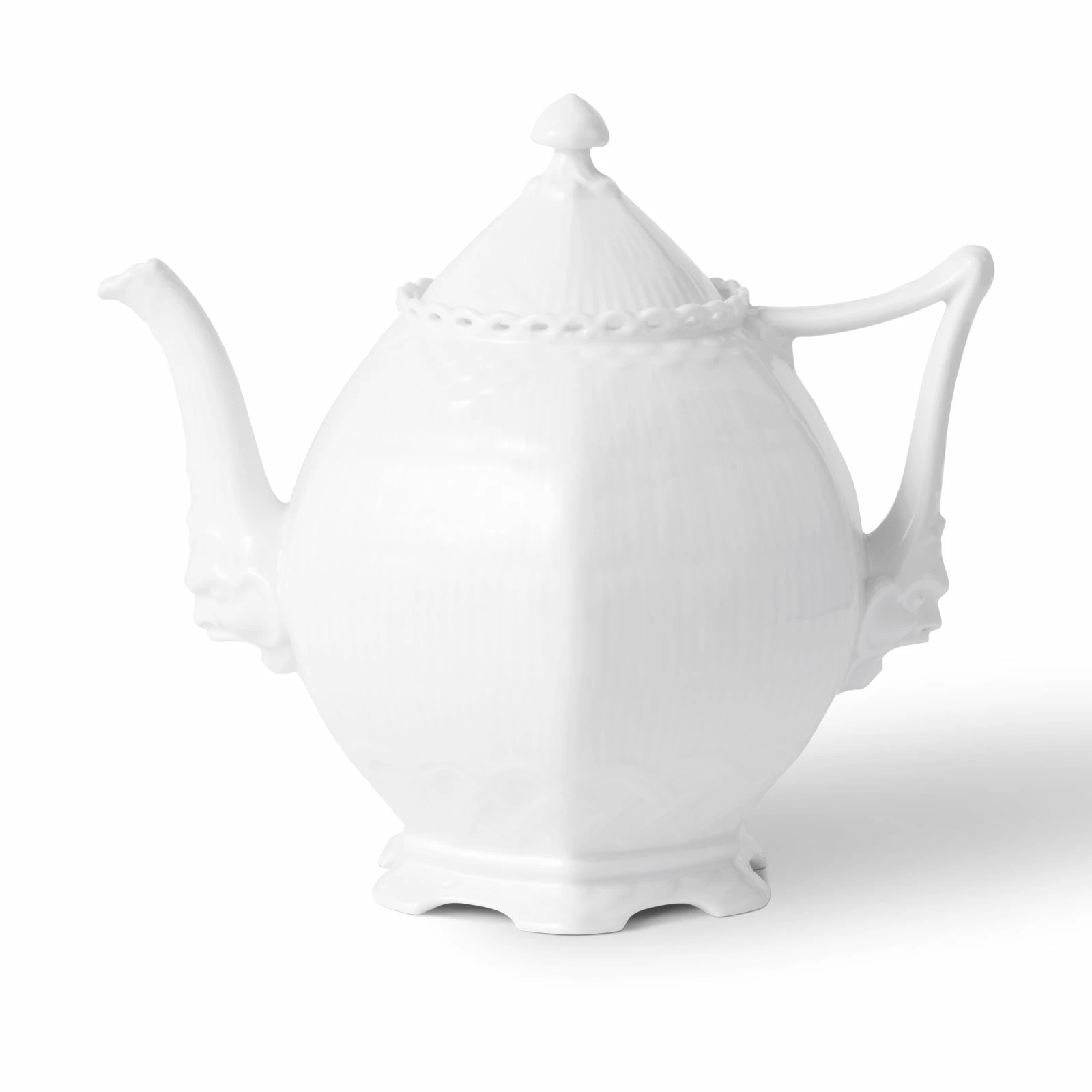 Teekannen Royal Copenhagen Weiße Vollspitze Teekanne 1,0ltr. 1132141 1 Teekannen Royal Copenhagen Weiße Vollspitze Teekanne 1,0ltr. 1132141