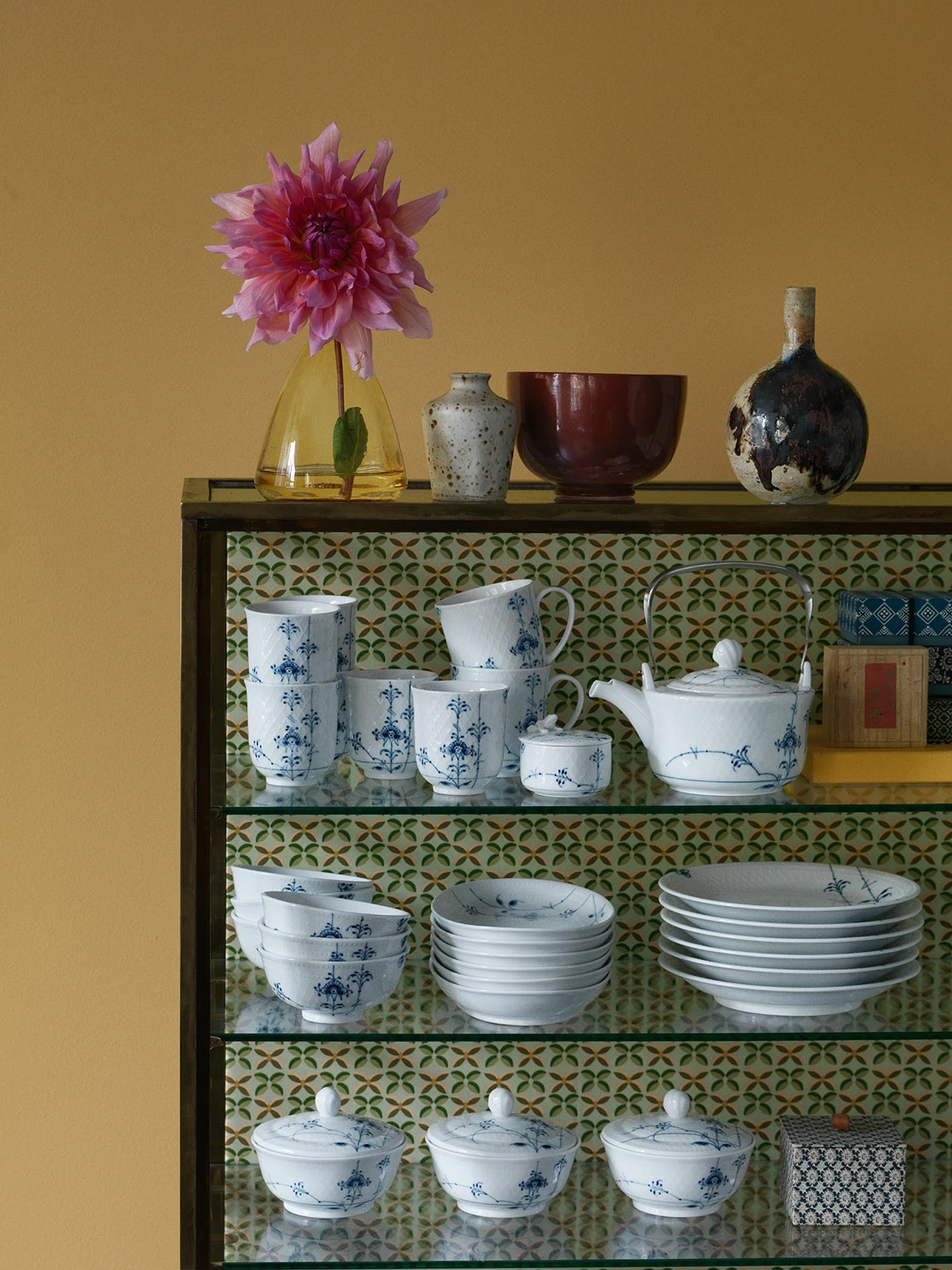 Teekannen Royal Copenhagen Blue Palmette Teekanne 0,70ltr. 2500138 2 Teekannen Royal Copenhagen Blue Palmette Teekanne 0,70ltr. 2500138 – Bild 2