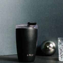FLSK CUP Coffee To Go Becher 0,35ltr. Black -Zetzsche Geschäft IMG100157964 49657