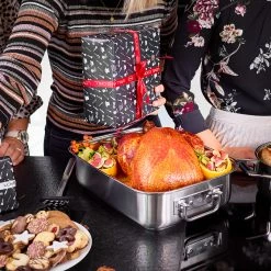 Rösle Expertiso Bräter 38x28cm Rechteckig Mit Deckel Edelstahl -Zetzsche Geschäft IMG100159855 50175